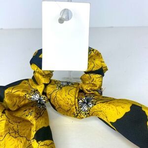 NEW…Yellow/Multi-colored bow tie scrunchy OS (one size) from Forever21
